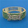 American Diamond Broad Kada with 2 Tone Plating