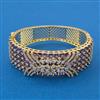 American Diamond Broad Kada with 2 Tone Plating