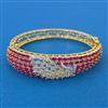 American Diamond Openable kada with 2 Tone Plating