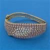 American Diamond Broad Kada with Mehndi Plating