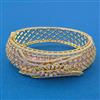 American Diamond Broad Kada with 2 Tone Plating