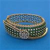 American Diamond Broad Kada with Mehndi Plating