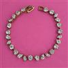 American Diamond Classic Bracelet with Rhodium Plating 2 Tone Plating Mehndi Plating