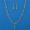 American Diamond Delicate Necklace with 2 Tone Plating