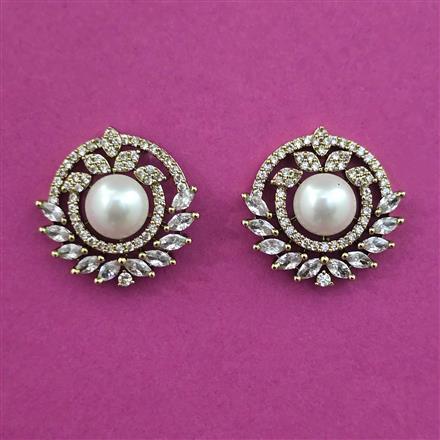 American Diamond Tops with Rhodium Plating 2 Tone Plating Mehndi Plating