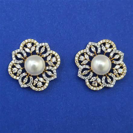 American Diamond Tops with Rhodium Plating 2 Tone Plating Mehndi Plating