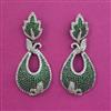 American Diamond Classic Earring with Black Plating