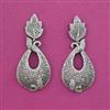 American Diamond Classic Earring with Black Plating