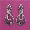 American Diamond Classic Earring with Black Plating