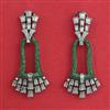 American Diamond Classic Earring with Black Plating