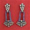 American Diamond Classic Earring with Black Plating