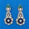 American Diamond Pearl Earring with Carat Plating