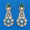 American Diamond Pearl Earring with Carat Plating