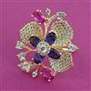 American Diamond Adjustable Ring with Carat Plating