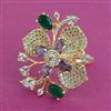 American Diamond Adjustable Ring with Carat Plating