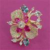 American Diamond Adjustable Ring with Carat Plating