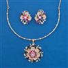 American Diamond Classic Necklace with Carat Plating