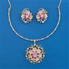 American Diamond Classic Necklace with Carat Plating