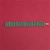 American Diamond Openable Bracelet with Black Plating