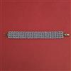 American Diamond Openable Bracelet with Black Plating
