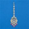 American Diamond Classic Tikka with Carat Plating