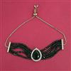 American Diamond Adjustable Bracelet with Mehndi Plating