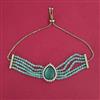 American Diamond Adjustable Bracelet with Mehndi Plating