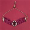 American Diamond Adjustable Bracelet with Mehndi Plating