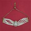 American Diamond Adjustable Bracelet with Mehndi Plating