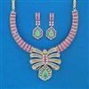 American Diamond Classic Necklace with Carat Plating