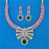 American Diamond Classic Necklace with Carat Plating