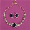 American Diamond Choker Necklace with Carat Plating