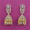 American Diamond Jhumki with 2 Tone Plating