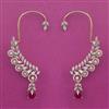 American Diamond Earcuff with 2 Tone Plating