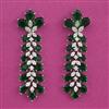 American Diamond Classic Earring with Rhodium Plating