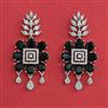American Diamond Classic Earring with Rhodium Plating