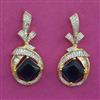 American Diamond Classic Earring with 2 Tone Plating