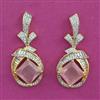 American Diamond Classic Earring with 2 Tone Plating