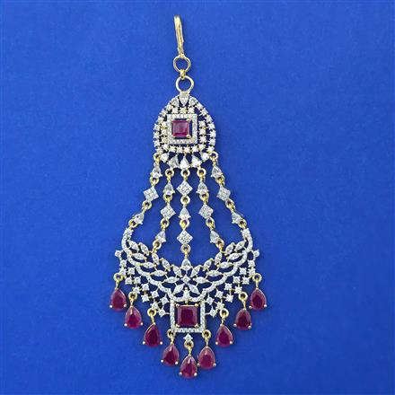 American Diamond Classic Pasa with 2 Tone Plating