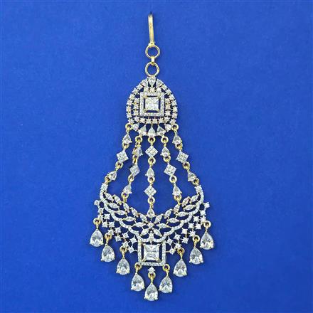 American Diamond Classic Pasa with 2 Tone Plating