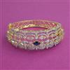 American Diamond Broad Kada with 2 Tone Plating