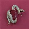 American Diamond Birds Brooch with Mehndi Plating