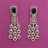 American Diamond Classic Earring with 2 Tone Plating