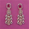American Diamond Classic Earring with 2 Tone Plating