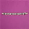 American Diamond Classic Bracelet with 2 Tone Plating