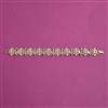 American Diamond Classic Bracelet with 2 Tone Plating