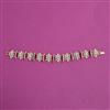 American Diamond Classic Bracelet with 2 Tone Plating