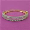 American Diamond Openable kada with Rhodium Plating 2 Tone Plating