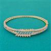 American Diamond Openable kada with Rhodium Plating 2 Tone Plating