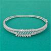 American Diamond Openable kada with Rhodium Plating 2 Tone Plating